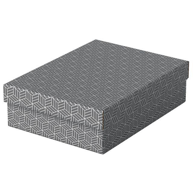 Storage box ESSELTE Home grey M low3/pc