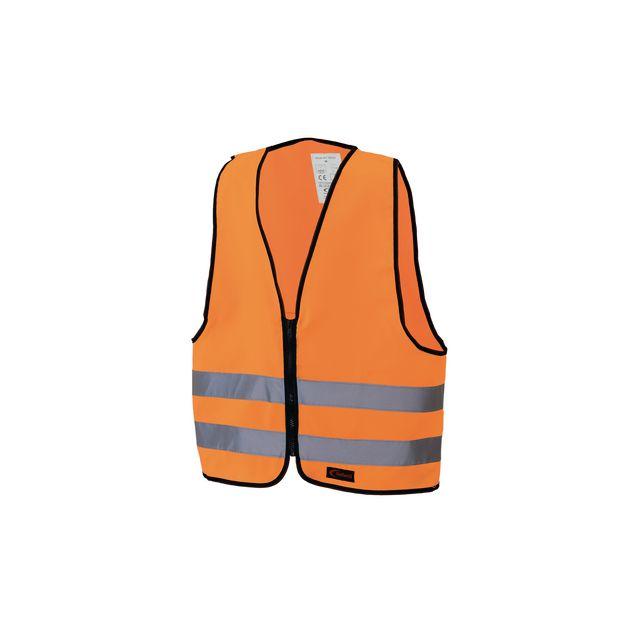 Reflective vest zip Child XXS Orange