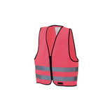 Reflective vest zip Child XXS Pink