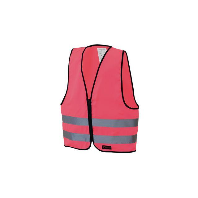 Reflective vest zip Kids XS Pink