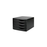 Blank box DJOIS 4 drawers Eco black