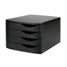 Blank box DJOIS 4 drawers Eco black