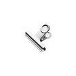 Paper clip with hole WESTCOTT 65mm 10/pc