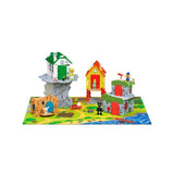 Teddy bear village with playground