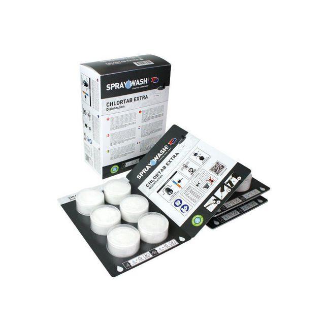 Tablet SPRAYWASH Chlorine Extra white 18/pack