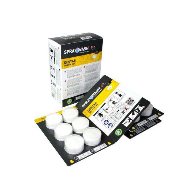 Tray SPRAYWASH DesTab yellow 18/pack
