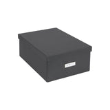 Storage box BIGSO Katia grey