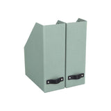 Magazine collection card w leather A4 mint 2/pc