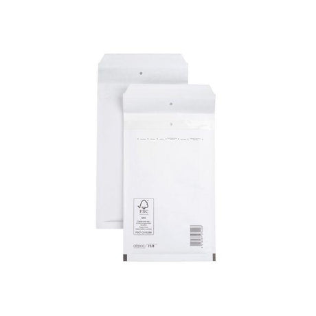 Bubble bag 12 120x215mm white 200/pack