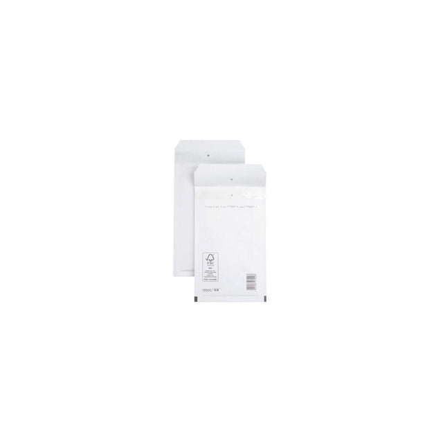 Bubble bag 12 120x215mm white 200/pack