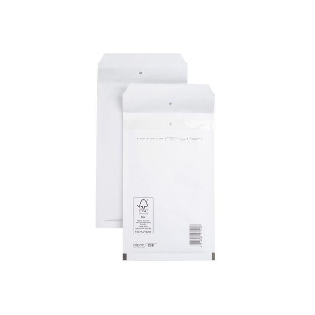 Bubble bag 13 150x215mm white 100/pack