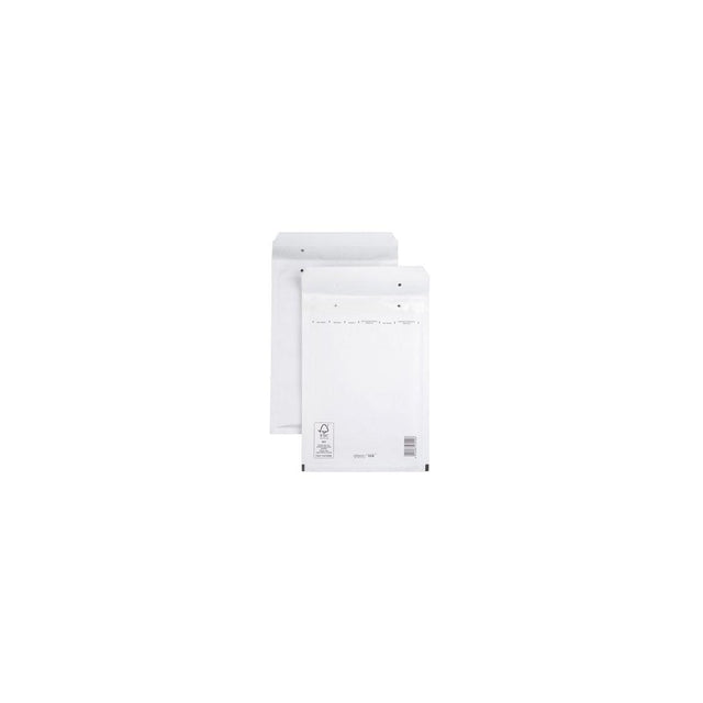 Bubble bag 14 180x265mm white 100/pack