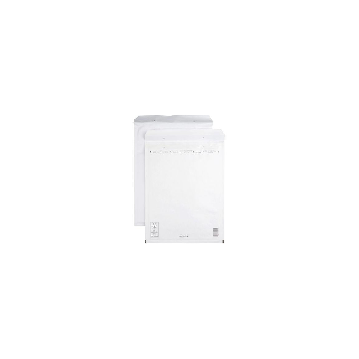 Bubble bag 18 270x360mm white 100/pack