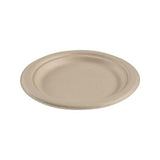Plate Environmental Bagasse 18 cm 50/pack