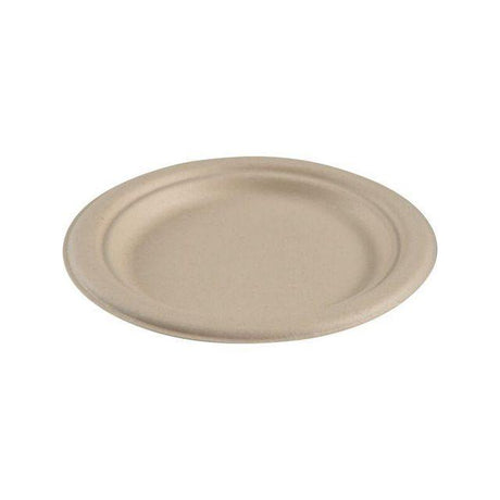 Plate Environmental Bagasse 18 cm 50/pack