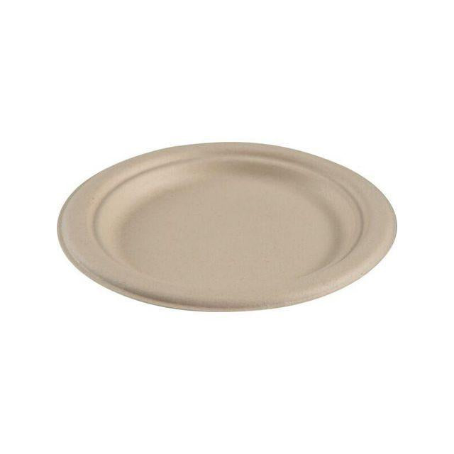 Plate Environmental Bagasse 18 cm 50/pack