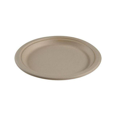 Plate Environmental Bagasse 23 cm 50/pack