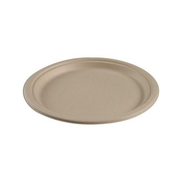 Plate Environmental Bagasse 26 cm 50/pack