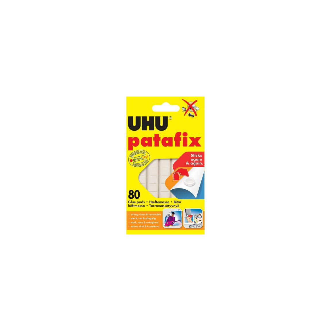 Adhesive mass UHU 80 squares 55g
