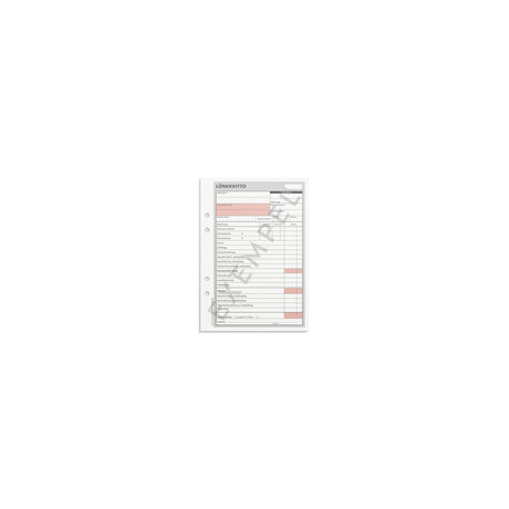 Payroll receipt form A5 50 sheets mcopy
