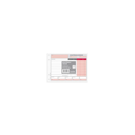 Accounting order form A5L 50 sheets