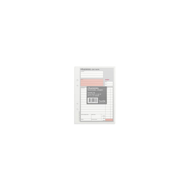 Delivery note form A5 3x50 sheets