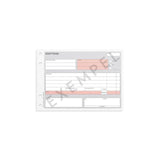 Receipt form A5L w. 1 copy 2x50 sheets