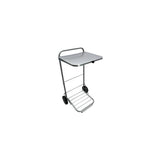 Sack trolley HYKAB with lid 100-125L grey