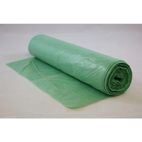 Bin liner Bio 30L 15my green 25/rl