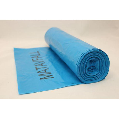 Food waste sack LLD 70L blue w.print 25/rl