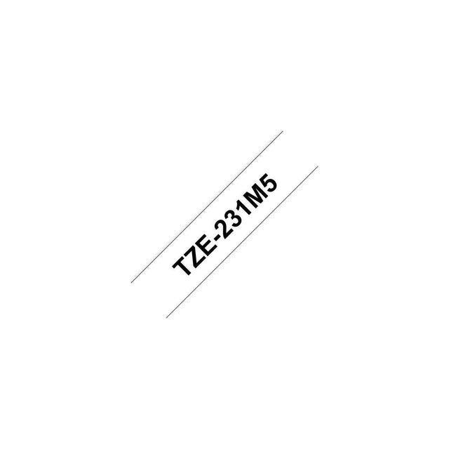 Tape BROTHER TZE231M5 12mm S on V 5/pack