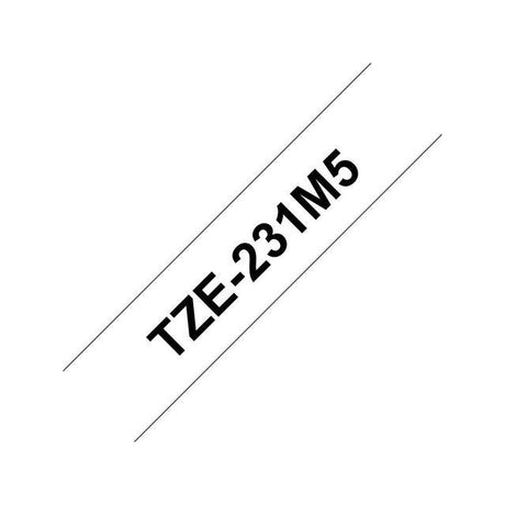 Tape BROTHER TZE231M5 12mm S on V 5/pack