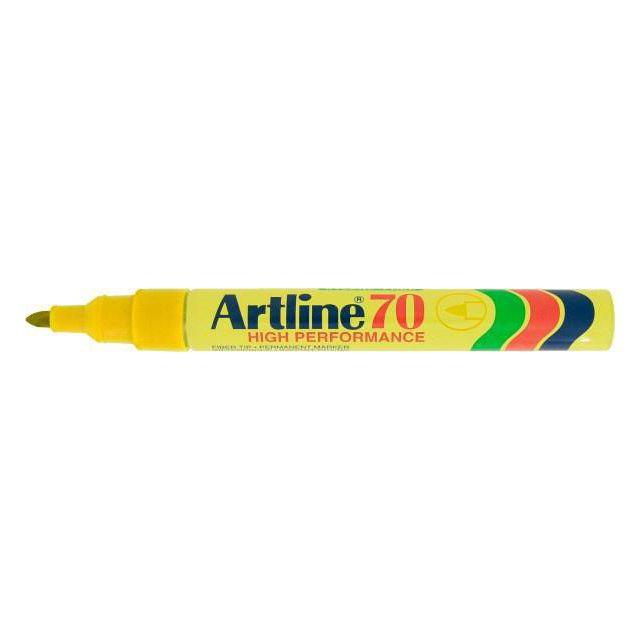 Marker pen ARTLINE 70 perm. 1,5mm yellow