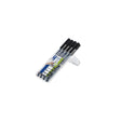 Universal pen LUMOCOLOR black 4/pack