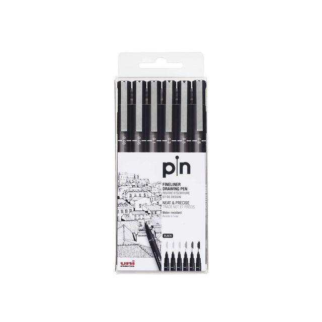 Fineliner UNI PEN 6/pack