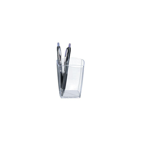 Pen cup LYRECO clear