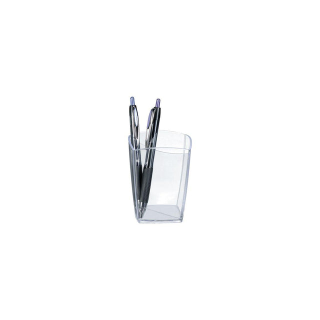 Pen cup LYRECO clear