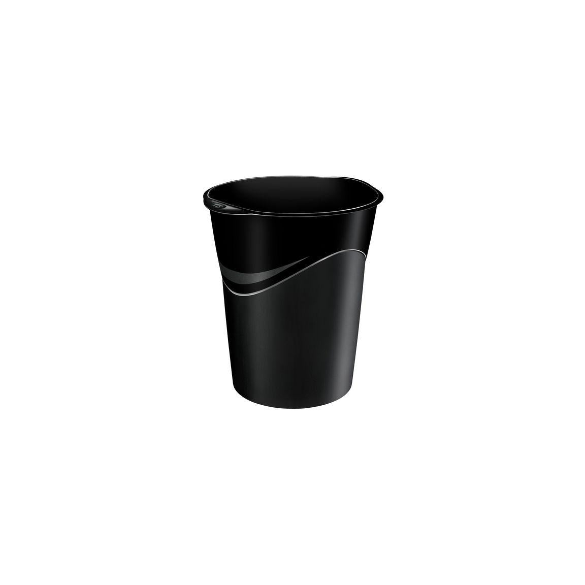 LYRECO 14L wastepaper basket black
