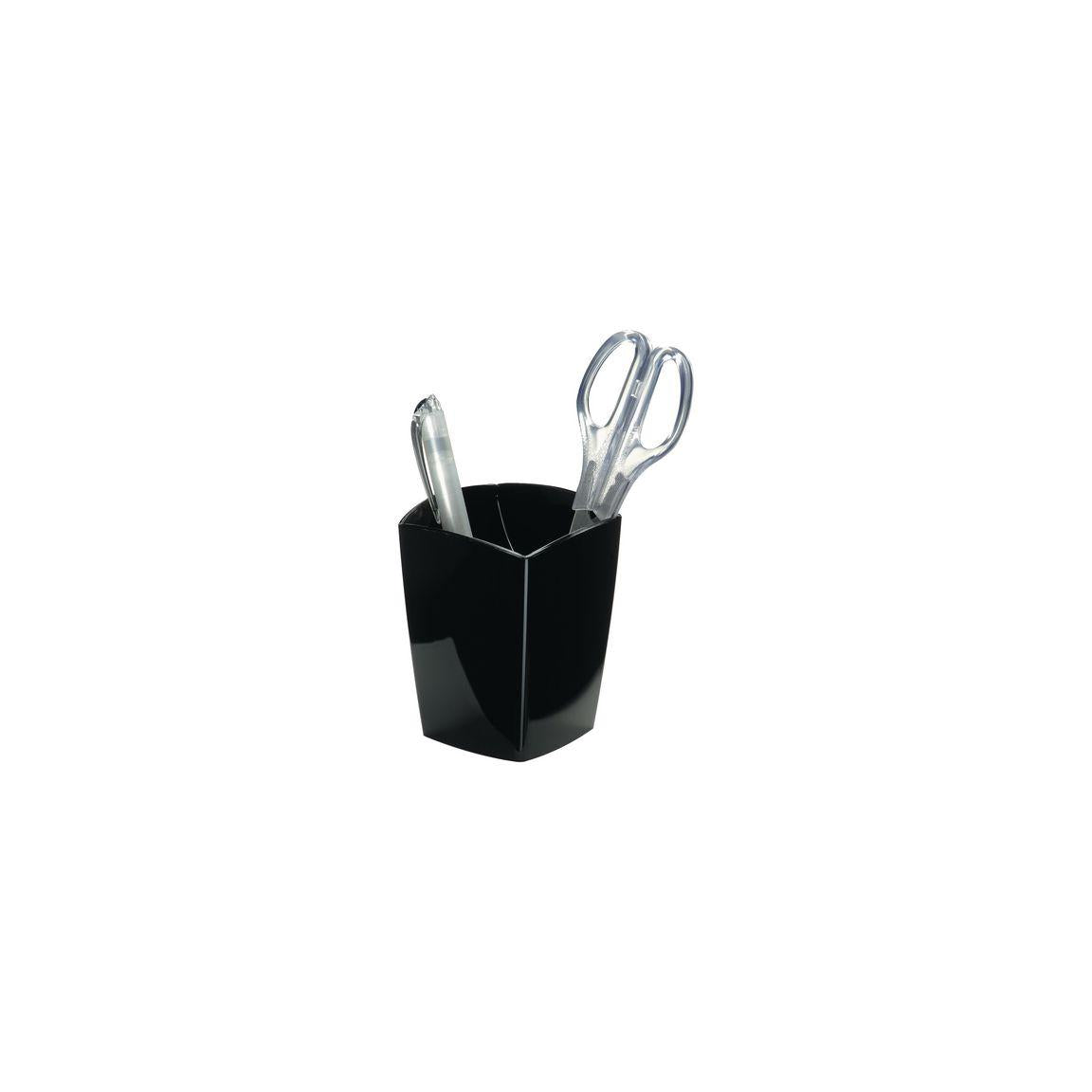 Pen cup LYRECO black