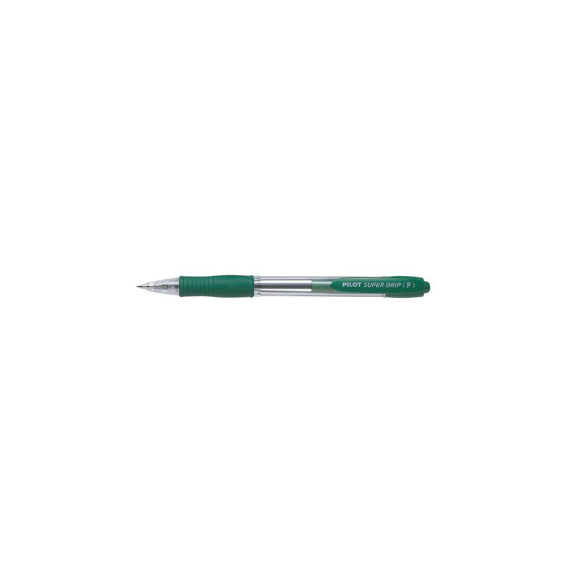 Ballpoint pen PILOT Super Grip fine 0,7 green
