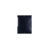 Rubber band folder LYRECO A4 PP 3-kl black