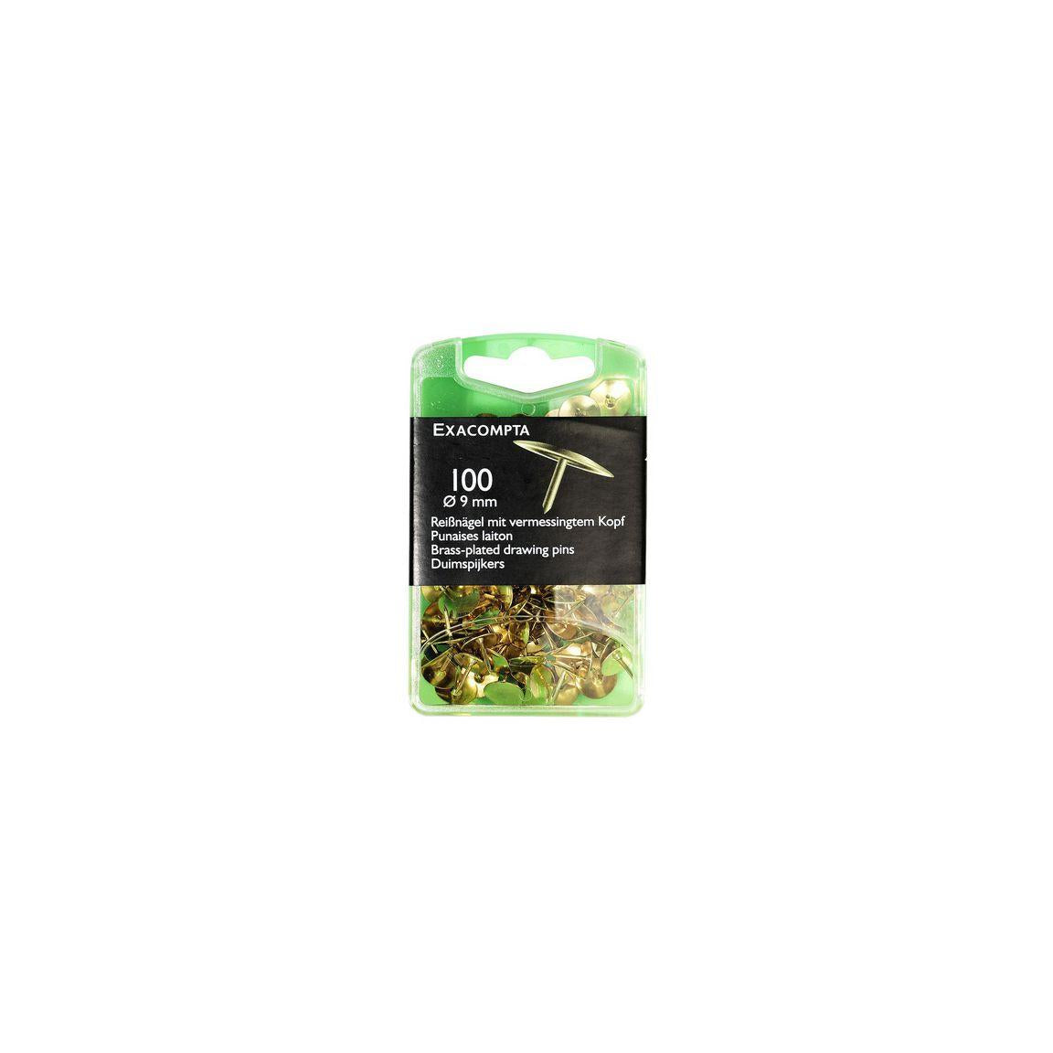 Staple EXACOMPTA brass 100/pc