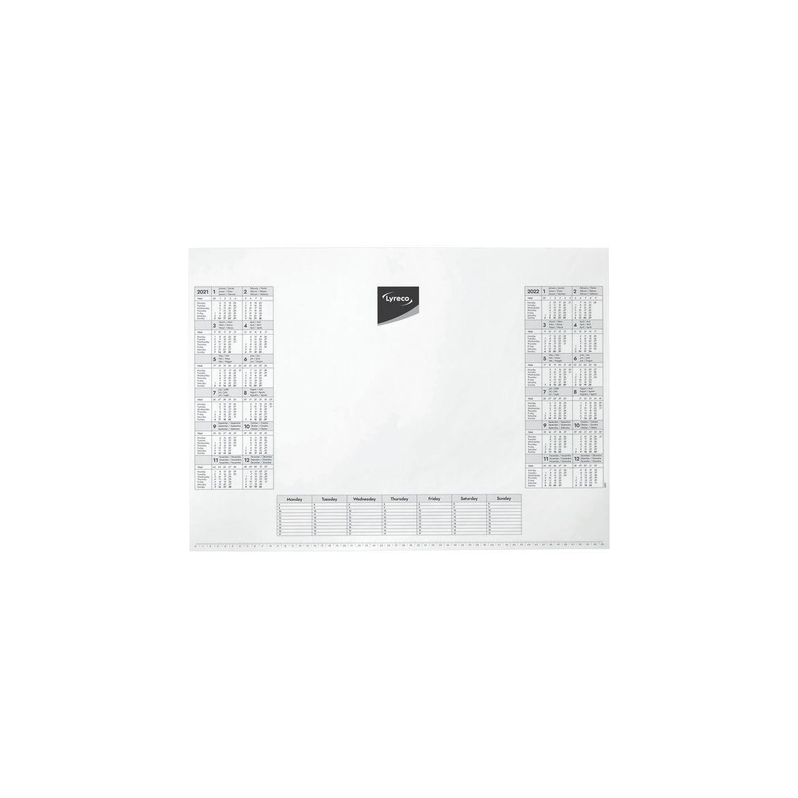 Calendar refill for desk pad. LYRECO