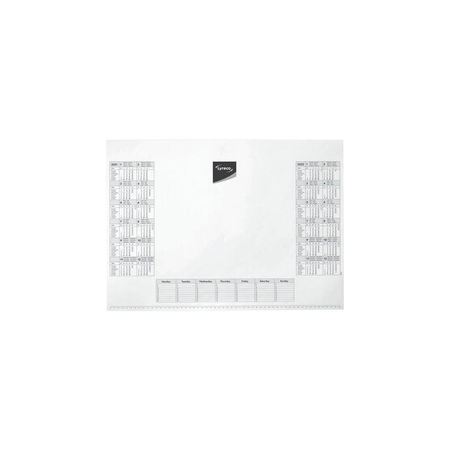 Calendar refill for desk pad. LYRECO