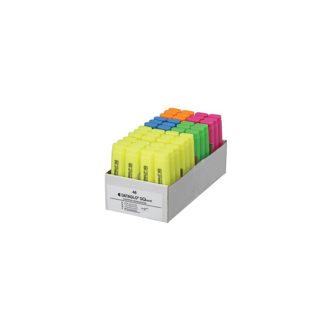 Highlighter DATAGLO colours 48/pack