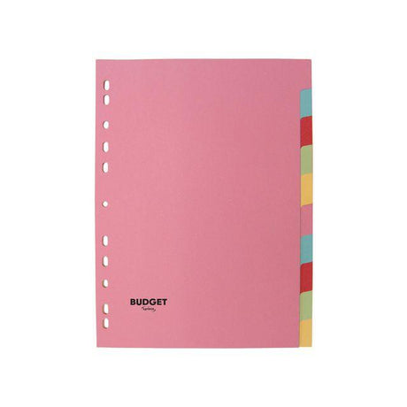 Card index LYRECO budget A4 10-page