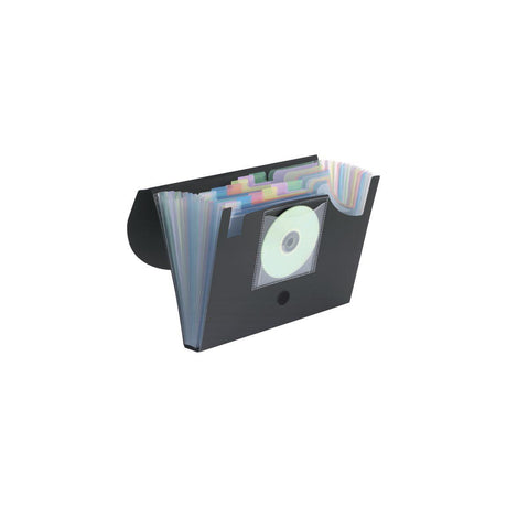 Expander folder 12 compartments 240x330x35mm black