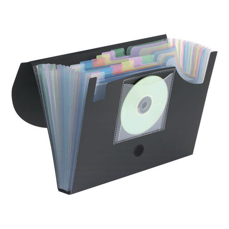 Expander folder 12 compartments 240x330x35mm black