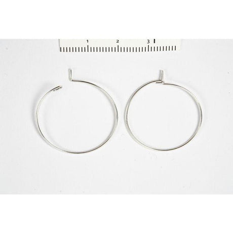 Creole earrings 20mm 8/pack