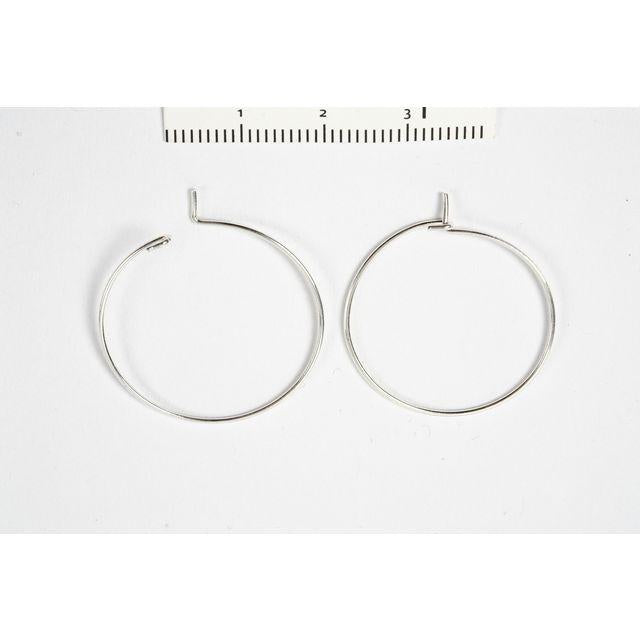 Creole earrings 20mm 8/pack